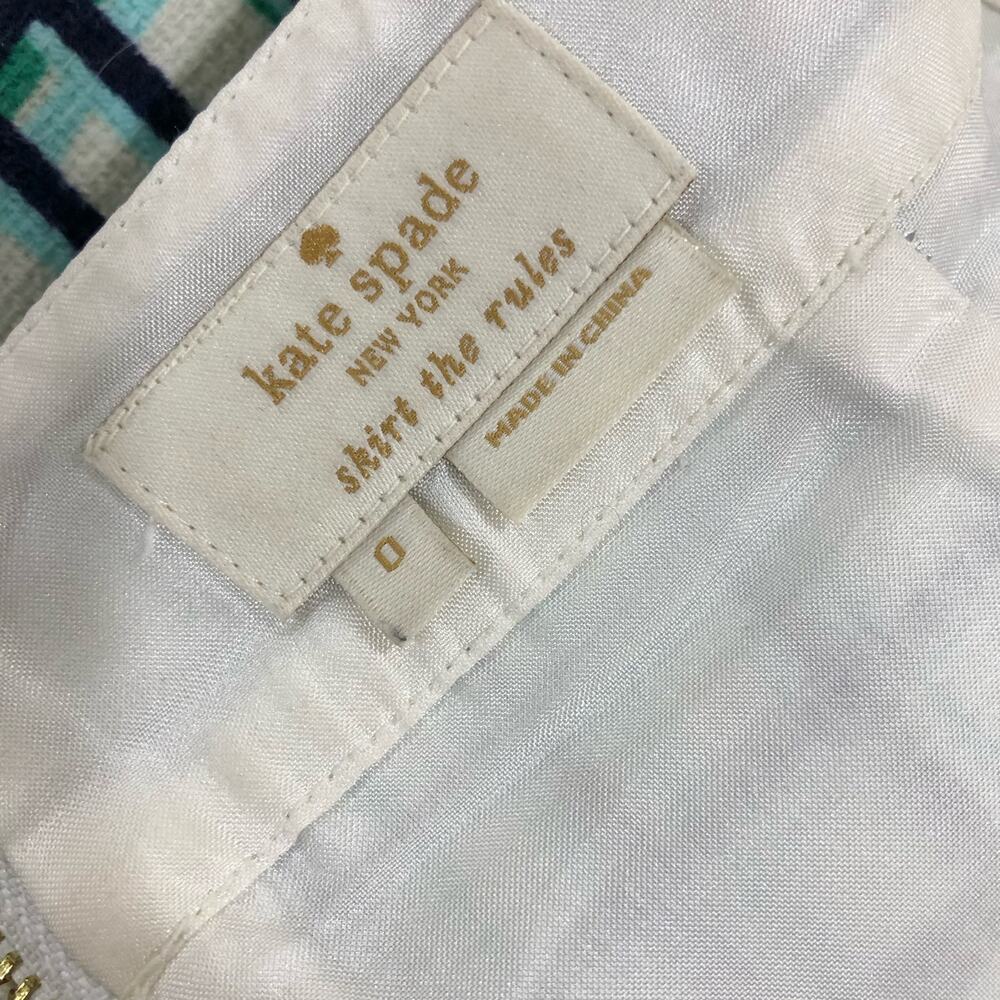 Kate Spade Judy Check Plaid Pencil Skirt Size 0 - Picture 9 of 12